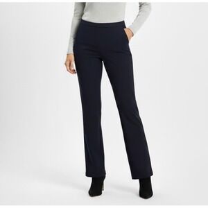 Ralph Lauren Women's Pants Navy Blue Bootcut Size‎ 6 Black Label Dress Wide Leg
